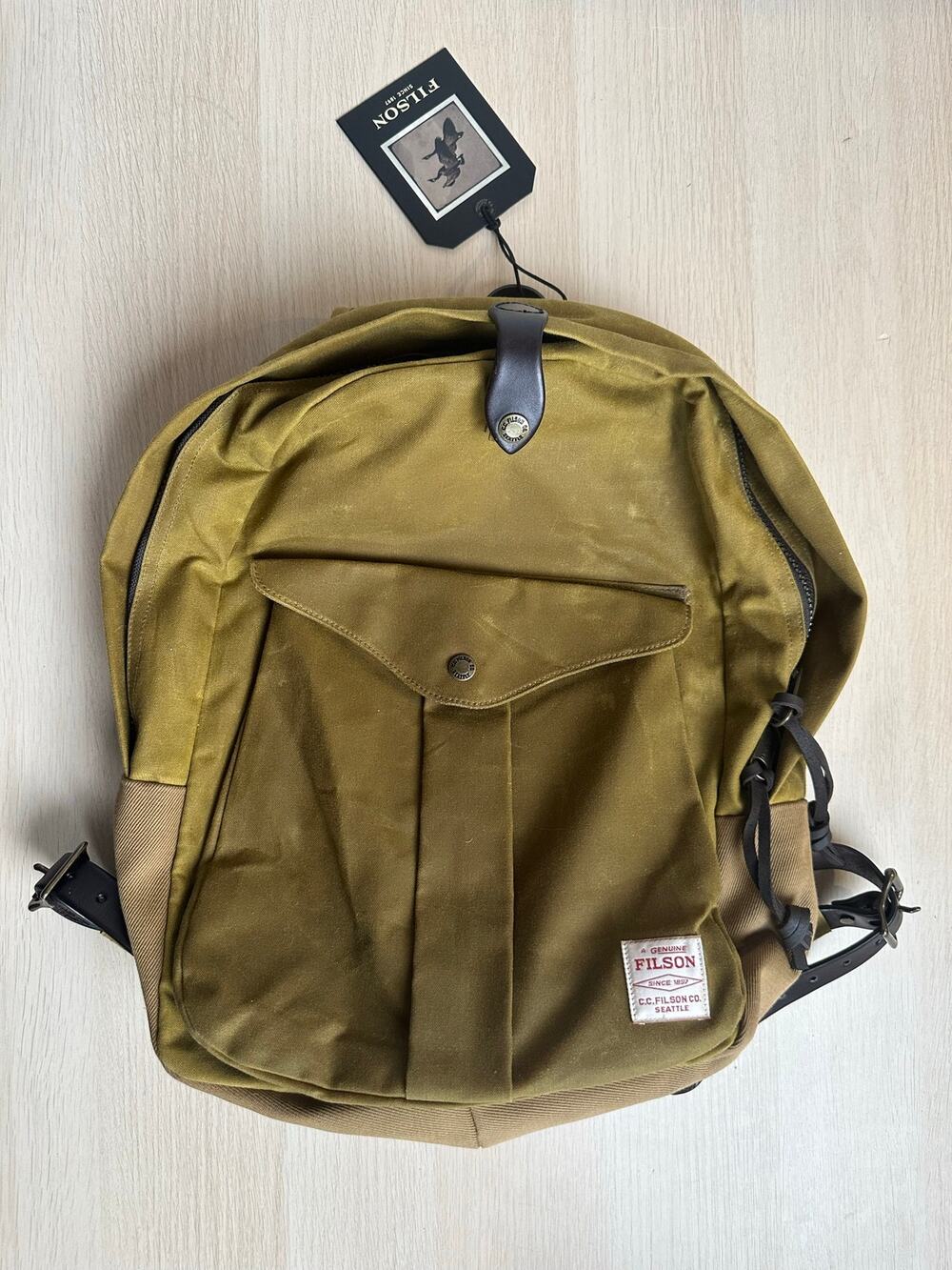 Filson Journeyman Tan Backpack - New